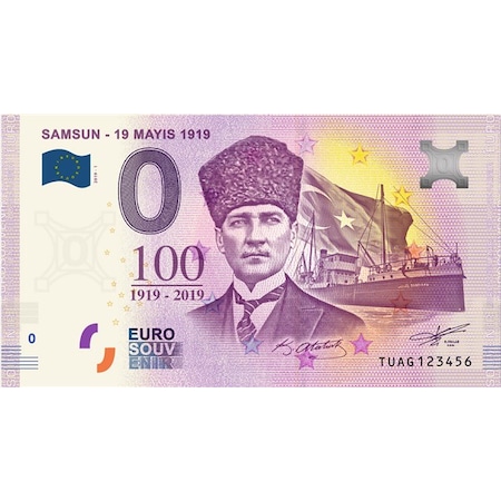 n11 0 Euro Hatıra Parası - Samsun 2019 Özel Föy ve Zarflı n11 0 Euro Hatıra Parası - Samsun 2019 Özel Föy ve Zarflı