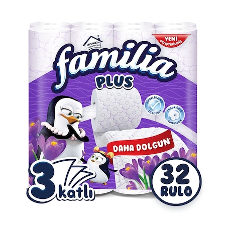 Familia Plus Sihirli Çiçekler Kokulu Parfümlü Tuvalet Kağıdı 32'li
