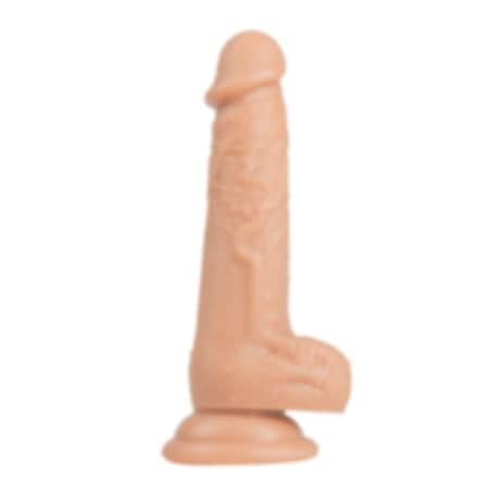 Truva Shop Gerçekçi Doku 19 CM Vantuzlu Realistik Dildo Penis