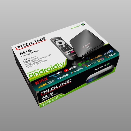 Redline RV5 16 GB Lisanslı Android 11 TV Box