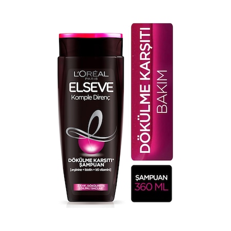 L'Oréal Paris Elseve Komple Direnç Dökülme Karşıtı Şampuan 360 ML