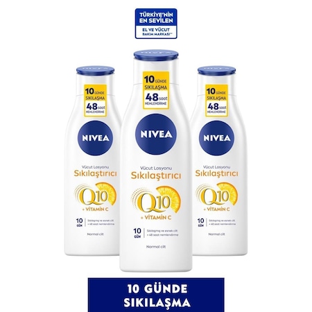 Nivea Q10 Vücut Sıkılaştırıcı Losyon 250 Ml X3