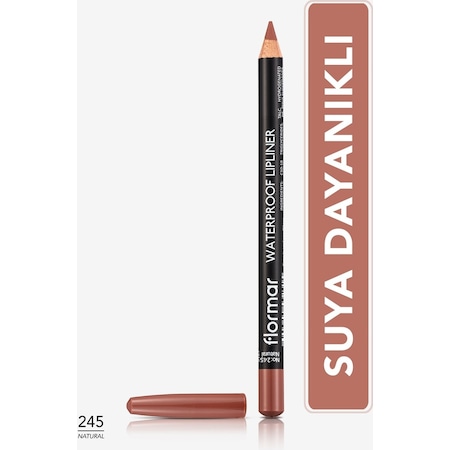 Flormar Waterproof Lipliner Sudan Etkilenmeyen Dudak Kalemi 245 Natural