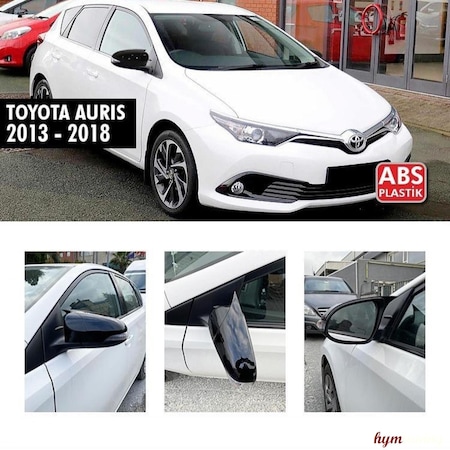Toyota Uyumlu Auris Yarasa Ayna Kapağı - 2013 - 2018. Piano Black