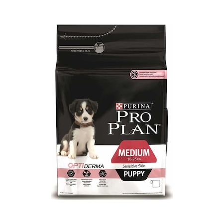 Purina Pro Plan Puppy Sensitive Skin Somonlu Orta Irk Yavru Köpek Maması 12 KG