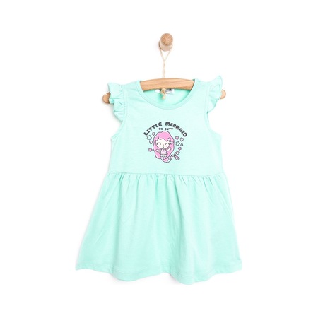 Hellobaby Basic Elbise Kız Bebek 24yhlbkelb027 Mint 24YHLBKELB027_Mint