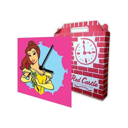 Disney Bella Saat Clock Kum Boyama Seti-red Castle S-0016