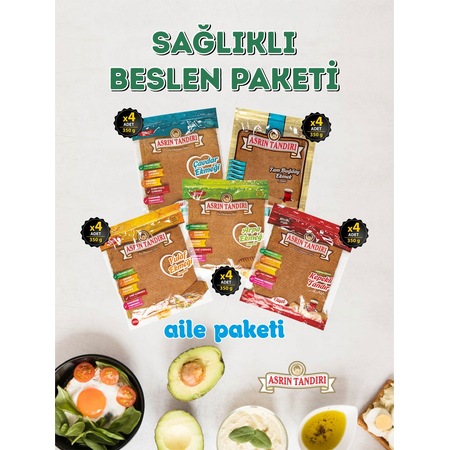 Sağlıklı Beslen Paketi 20 Paket Lavaş Tandır Ekmeği