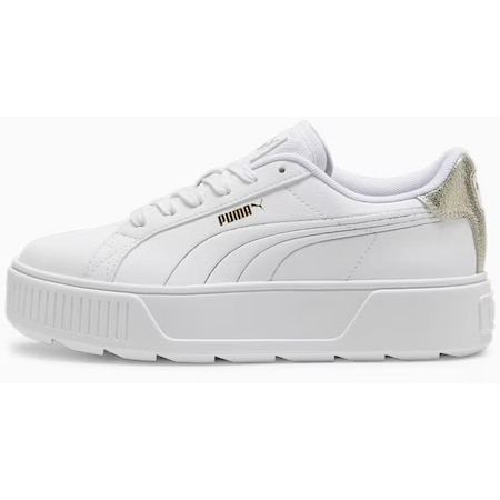 Puma Karmen Metallic Shine White Silver-gold Kadın Spor Ayakkabısı 395099-01