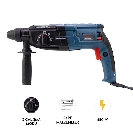 Dawreek Agile Drill Profesyonel 2-28 Mm Kırıcı / Delici 850 Watt