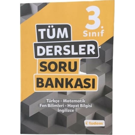 Tudem 3.Sınıf Tüm Dersler Soru Bankası 2020 Baskı