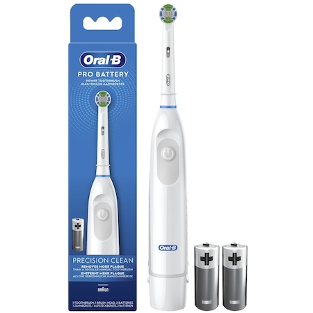 Oral-B Precision Clean Professional Battery Pilli Diş Fırçası Beyaz