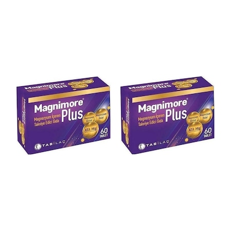 Magnimore Plus Magnezyum 2 x 60 Tablet