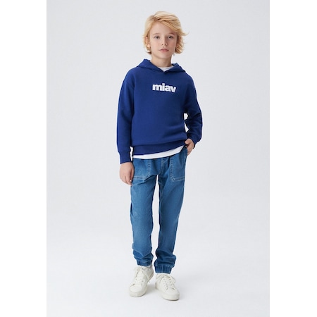 Mavi - Miav Baskılı Kapüşonlu Sweatshirt 6s10028-70722