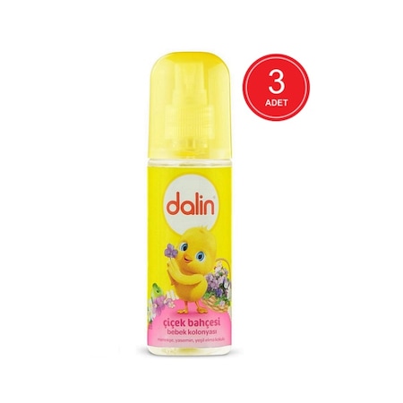 Dalin Çiçek Bahçesi Bebek Kolonyası 3 x 100 ML