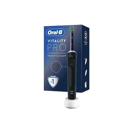 Oral-B Şarjlı/ Elektrikli Diş Fırçası Vitality Pro Siyah Koruma ve Temizlik