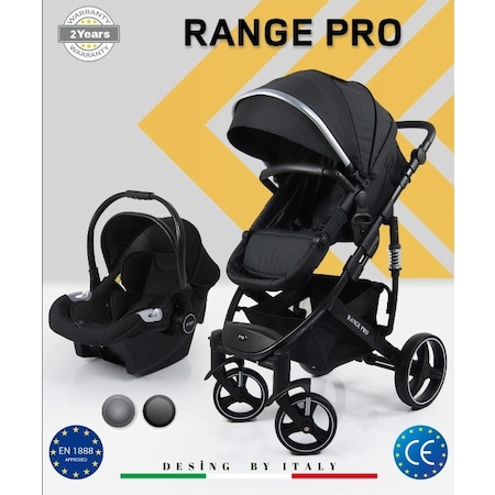 Prego Range Pro Travel Sistem Bebek Arabası 2096 Siyah