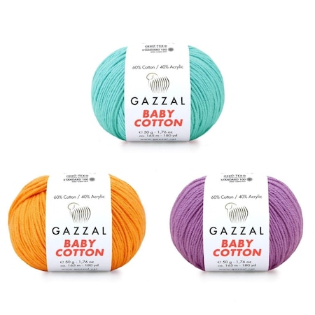 Gazzal Baby Cotton Amigurumi 50Gr - Örgü Ipi (479999010)