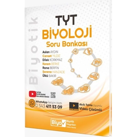 Tyt Biyoloji Biyotik Soru Bankası 2024 - 2025