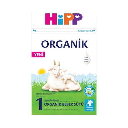 Hipp 1 Organik Keçi Sütü Bazlı Bebek Sütü 400 Gr