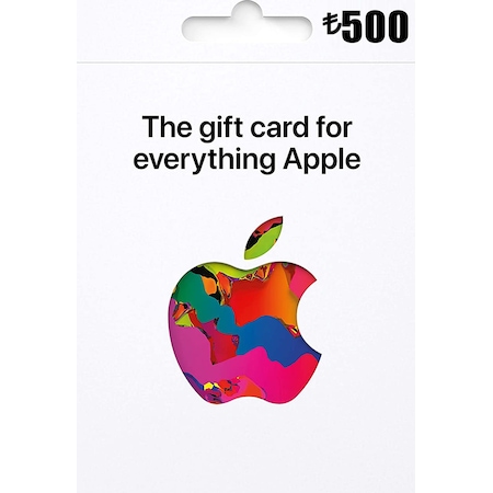 500 Tl Apple Store Itunes Hediye Kartı