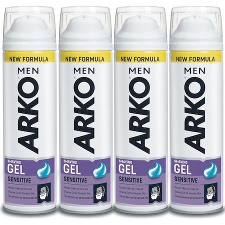 Arko Men Sensitive Tıraş Jeli 4 x 200 ML