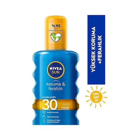 Nivea Sun Koruma & Ferahlık Transparan Güneş Spreyi SPF30 200 ML