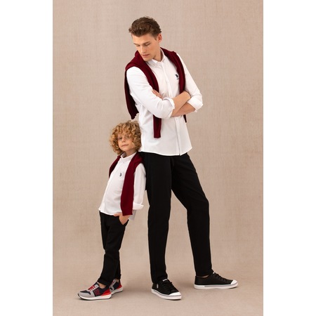 U.S. Polo Assn. Erkek Çocuk Beyaz Basic Gömlek 50277633-VR013