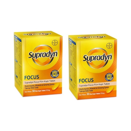 Supradyn Energy Focus 2 x 30 Tablet