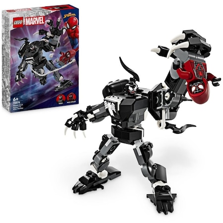 LEGO® Marvel Venom Robot Zırhı Miles Morales’e Karşı 76276 6+ Yaratıcı Oyuncak Yapım Seti - 134 Parça