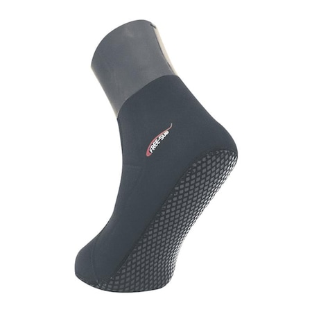 Free-Sub 5Mm Siyah Smooth Bilekli Kaymaz Tabanlı Dalış Çorabı (489036337)