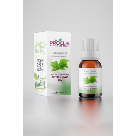 Proclıs Isırgan Tohumu Yağ, %100 Doğal Bitkisel Sabit Yağ, Nettle Seed Oil, Urtica Dioica L. 10 Ml