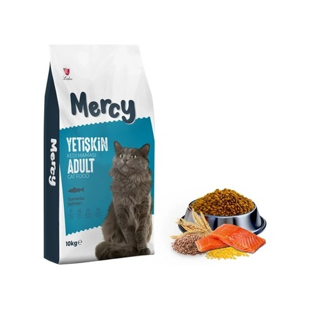 Mercy Somonlu Yetişkin Kedi Maması 10 KG