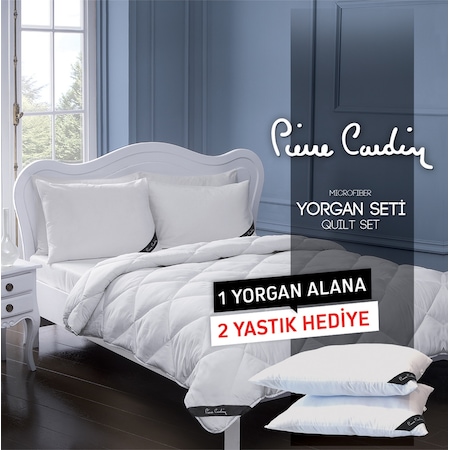 Pierre Cardin Microfiber Yorgan Seti Çift Kişilik