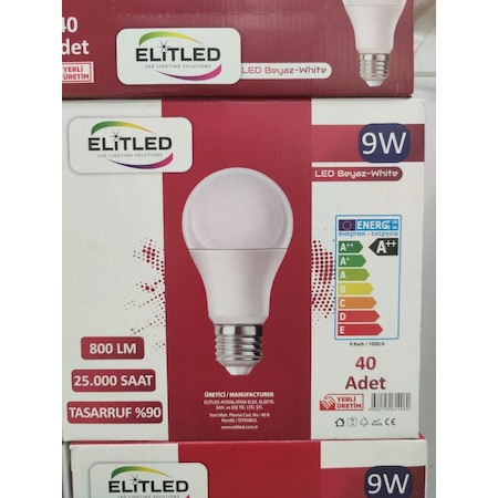 9W Led Ampul Beyaz