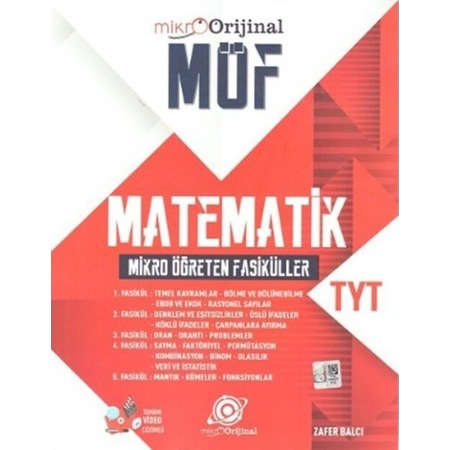 Orijinal Mikro Tyt Matematik Möf Mikro Öğreten Fasiküller Set
