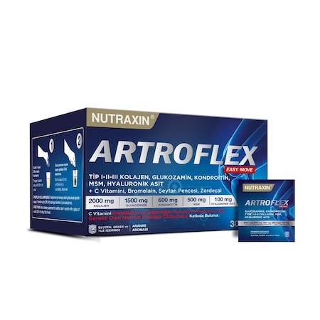Nutraxin Artroflex Easy Move Saşe 30x6 Gr - Glukozamin Diz Eklem