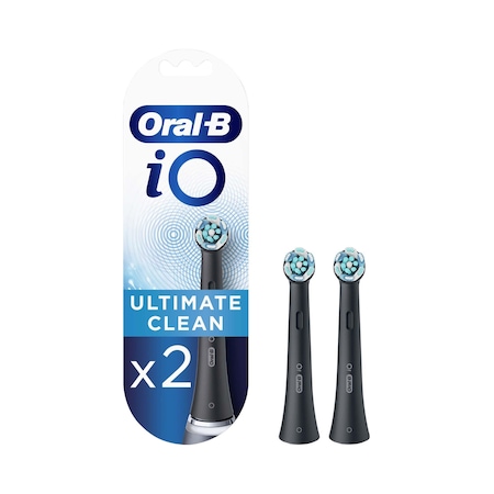 Oral-B iO Ultimate Clean Siyah Diş Fırçası Yedek Başlığı 2'li