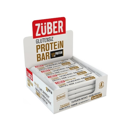 Züber Bademli & Kuru Meyveli Glutensiz Protein Bar 12 x 35 G