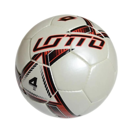 Lotto N7141 4 Numara Futbol Topu 4-Beyaz-Kırmızı