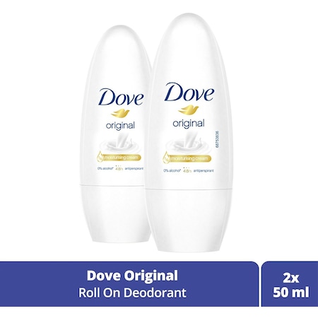 Dove Original Kadın Roll-On Deodorant 50 ML x 2