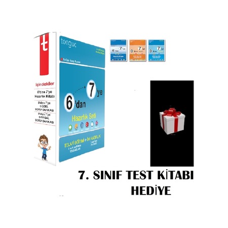 Tonguç Akademi 7. Sınıf 6 dan 7 ye Hazırlık Seti 2023-2024 Yeni + Karaca Yayınları 7. Sınıf Test Kitabı Yeni