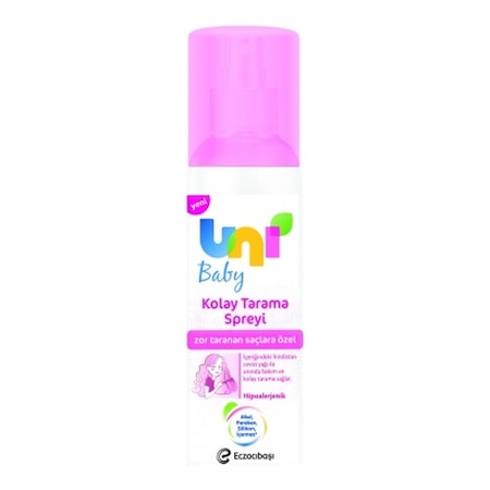 Uni Baby Bebek Kolay Tarama Çocuk Saç Spreyi 200 ML