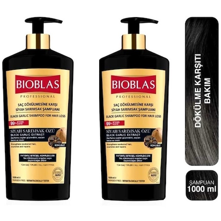 Bioblas Siyah Kara Sarımsak Şampuanı 2 x 1 L