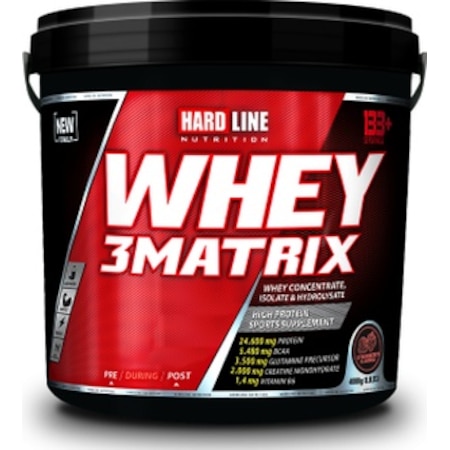 Hardline Protein Whey 3 Matrix 4000 Gr Whey Protein Tozu