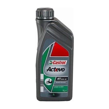 Castrol Actevo 20W40 4t 1 L 4 Zamanlı Motosiklet Yağı