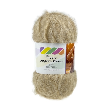 Happy Yarn Angora Rüyası 100gr 270m El Örgü İpi Ar014