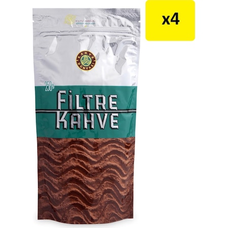 Kahve Dünyası Filtre Kahve 250gr 4'lü Paket