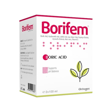 Borifem Vajinal Duş Likit 200 ML