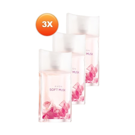 Avon Soft Musk Kadın Parfüm EDT 3 x 50 ML